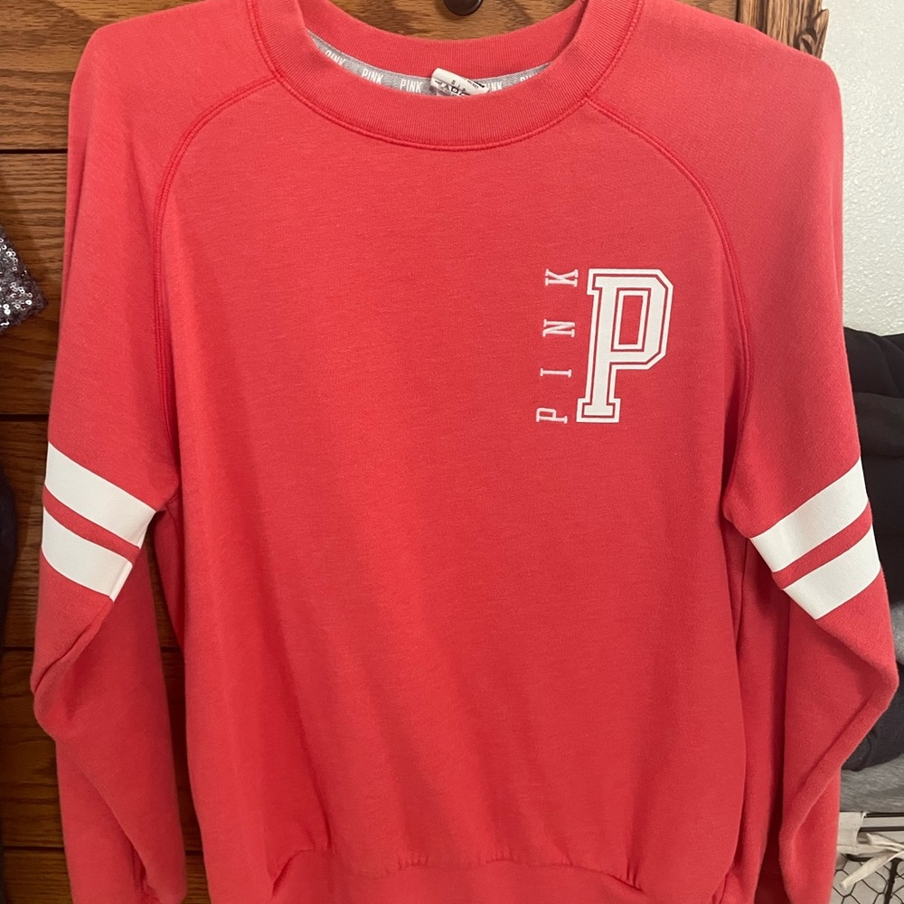 Victoria’s Secret pink coral sweatshirt